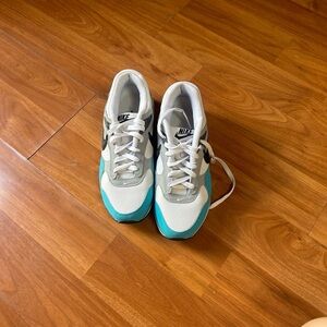 Nike White and Blue Modern sneakers